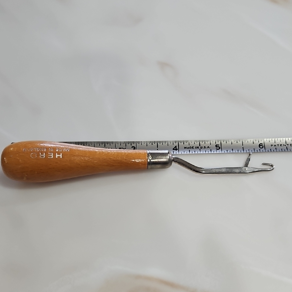 HERO Wooden Handle Hook /For Rug Making